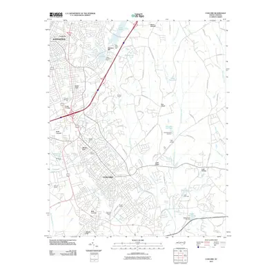 2010 Map of Concord, 2010 Print