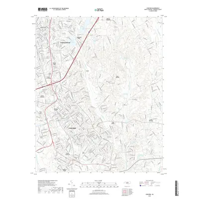 2019 Map of Concord, 2019 Print