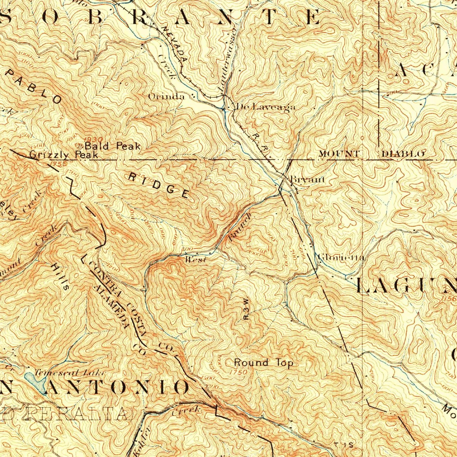 1897 Map of Concord, CA — High-Res | Pastmaps, image size:1500x1500
