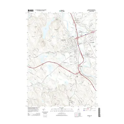 2015 Map of Concord, 2015 Print