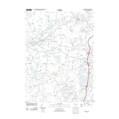 2012 Map of Concord, 2012 Print