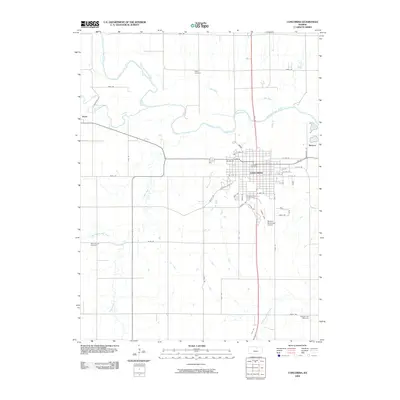 2009 Map of Concordia, 2009 Print