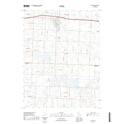 2017 Map of Concordia, 2017 Print