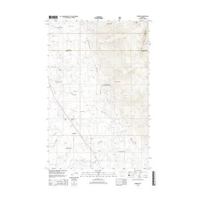 2014 Map of Condon, 2014 Print