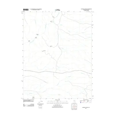 2012 Map of Condor Canyon, 2012 Print