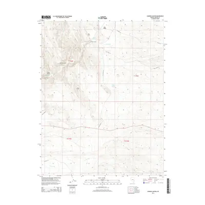 2014 Map of Condor Canyon, 2014 Print