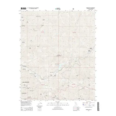 2015 Map of Condor Peak, 2015 Print