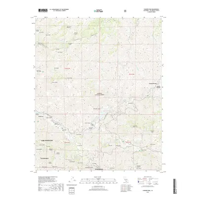 2018 Map of Condor Peak, 2018 Print