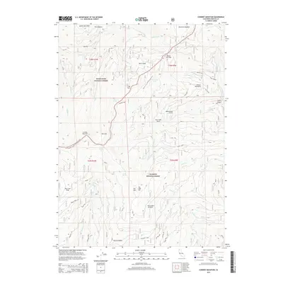 2015 Map of Condrey Mountain, 2015 Print