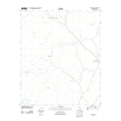 2011 Map of Cone Butte, 2011 Print