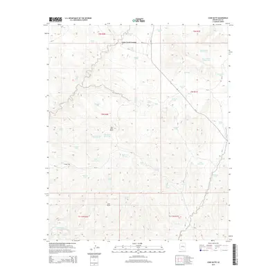 2014 Map of Cone Butte, 2014 Print