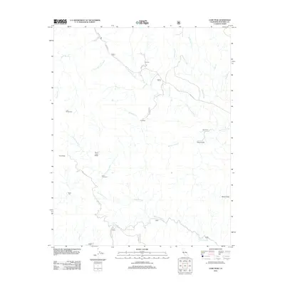 2012 Map of Cone Peak, 2012 Print