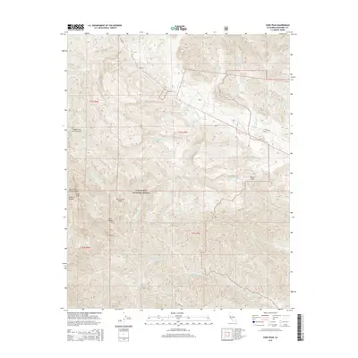 2015 Map of Cone Peak, 2015 Print