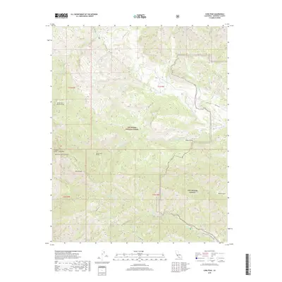 2018 Map of Cone Peak, 2018 Print