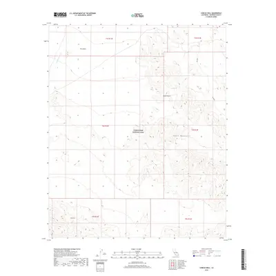 2018 Map of Conejo Well, 2018 Print
