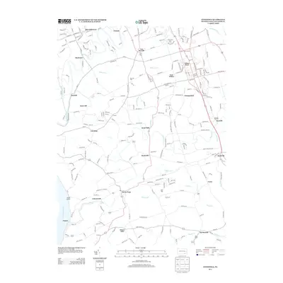 2013 Map of Conestoga, 2013 Print