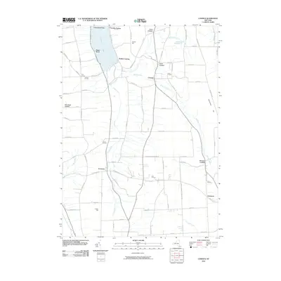 2010 Map of Conesus, 2010 Print