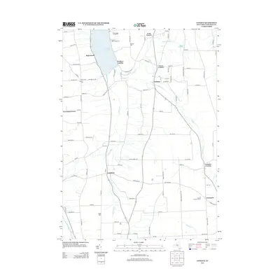 2013 Map of Conesus, 2013 Print