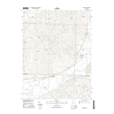 2016 Map of Conesville, 2016 Print
