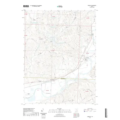 2019 Map of Conesville, 2019 Print