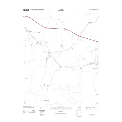 2013 Map of Conetoe, 2013 Print