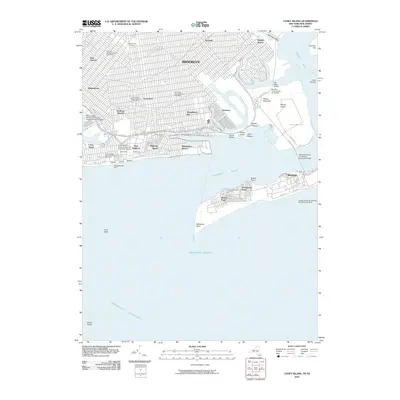 2010 Map of Coney Island, 2010 Print