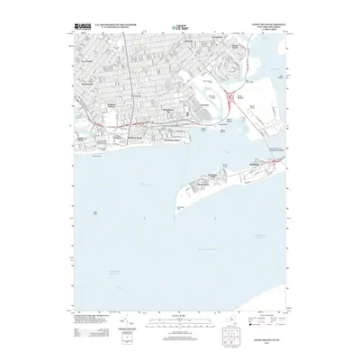 2013 Map of Coney Island, 2013 Print
