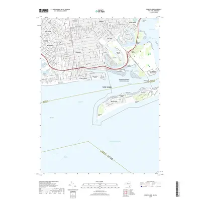 2019 Map of Coney Island, 2019 Print