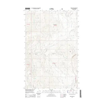 2014 Map of Coney Peak, 2014 Print