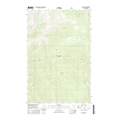 2017 Map of Coney Peak, 2017 Print