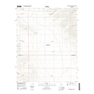 2015 Map of Confidence Hills East, 2015 Print