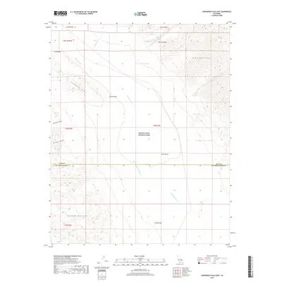 2018 Map of Confidence Hills East, 2018 Print