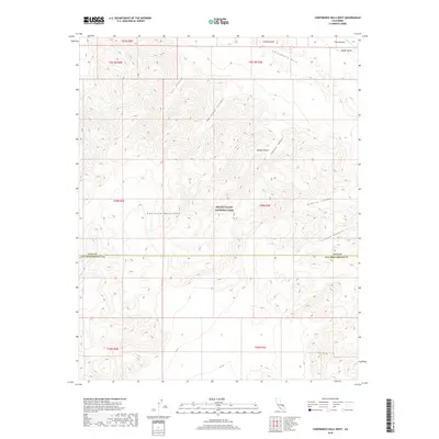 2018 Map of Confidence Hills West, 2018 Print