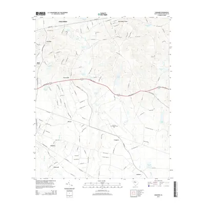2014 Map of Congaree, 2014 Print