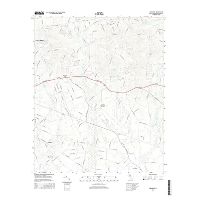 2017 Map of Congaree, 2017 Print