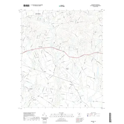 2020 Map of Congaree, 2020 Print