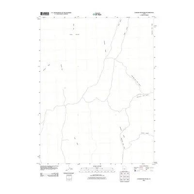 2010 Map of Conger Mountain, 2010 Print
