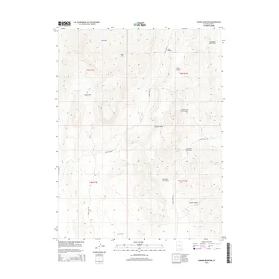 2014 Map of Conger Mountain, 2014 Print