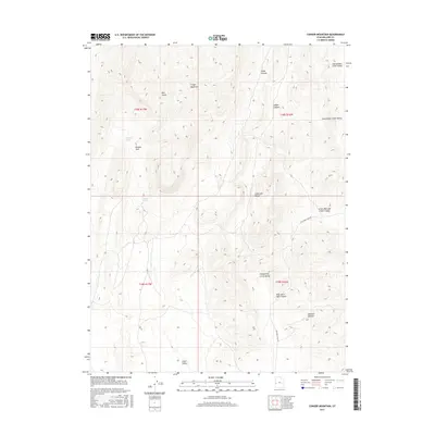 2017 Map of Conger Mountain, 2017 Print