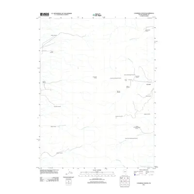 2011 Map of Congress Canyon, 2011 Print