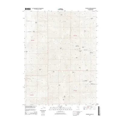 2015 Map of Congress Canyon, 2015 Print