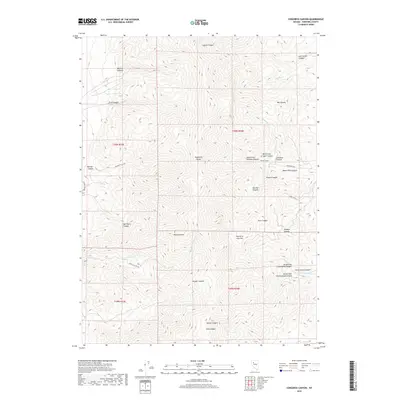 2018 Map of Congress Canyon, 2018 Print