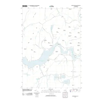 2010 Map of Conklingville, 2010 Print