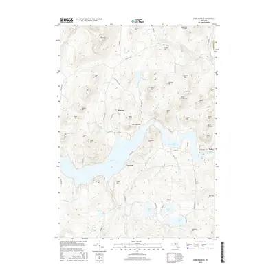 2016 Map of Conklingville, 2016 Print