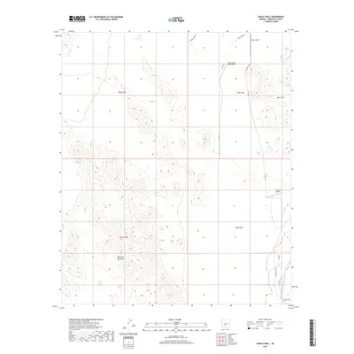 2018 Map of Conley Well, 2018 Print