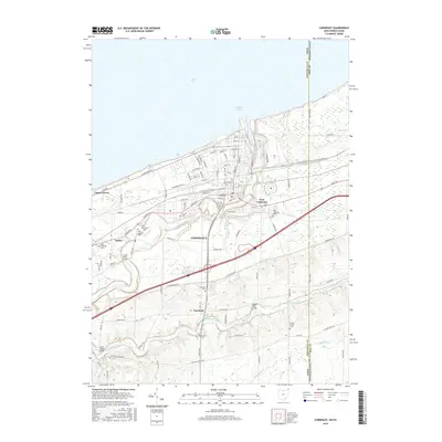 2016 Map of Conneaut, 2016 Print