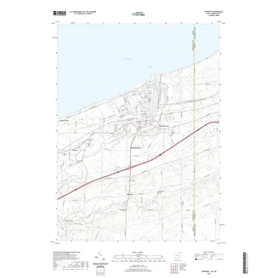 2019 Map of Conneaut, 2019 Print
