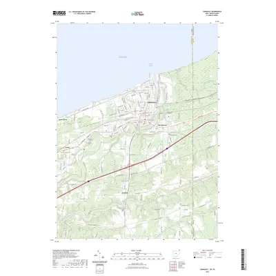 2023 Map of Conneaut, 2023 Print