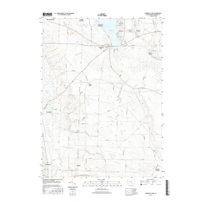 2016 Map of Conneaut Lake, 2016 Print
