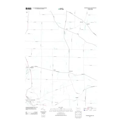 2013 Map of Conneautville, 2013 Print